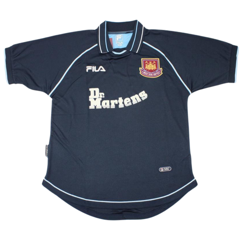 West Ham Auswärts Alternative Dark Blau 99/01