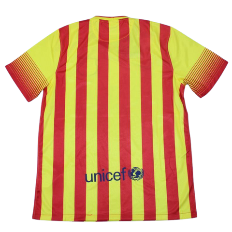 Barcelona Auswärts Gelb Rot 13/14