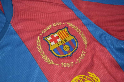 Barcelona Heim Langarm 07/08 "Ronaldinho" Nº 10