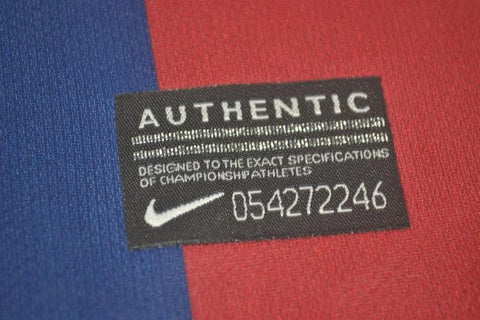 Barcelona Heim Langarm 10/11 "David Villa" Nº 7