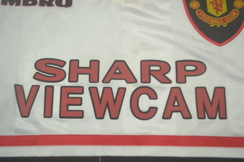 Manchester United Weiß Auswärts Langarm 97/99 "Beckham" Nº7