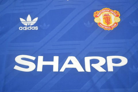 Manchester United Auswärts Blau 1986/1988 "Beckham" Nº 7