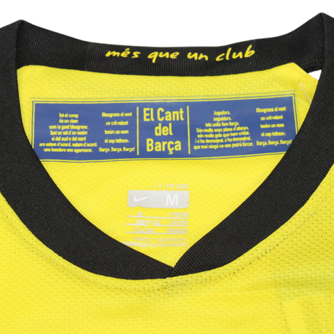 Barcelona Auswärts Gelb Langarm 08/09