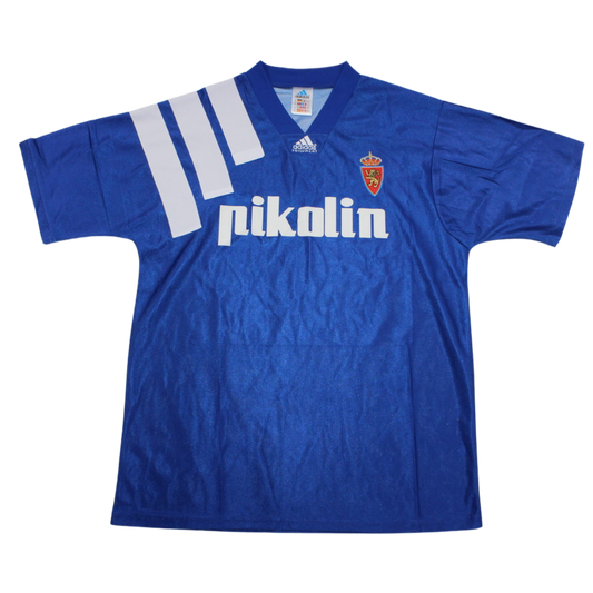 Real Zaragoza Auswärts Blau 92/93