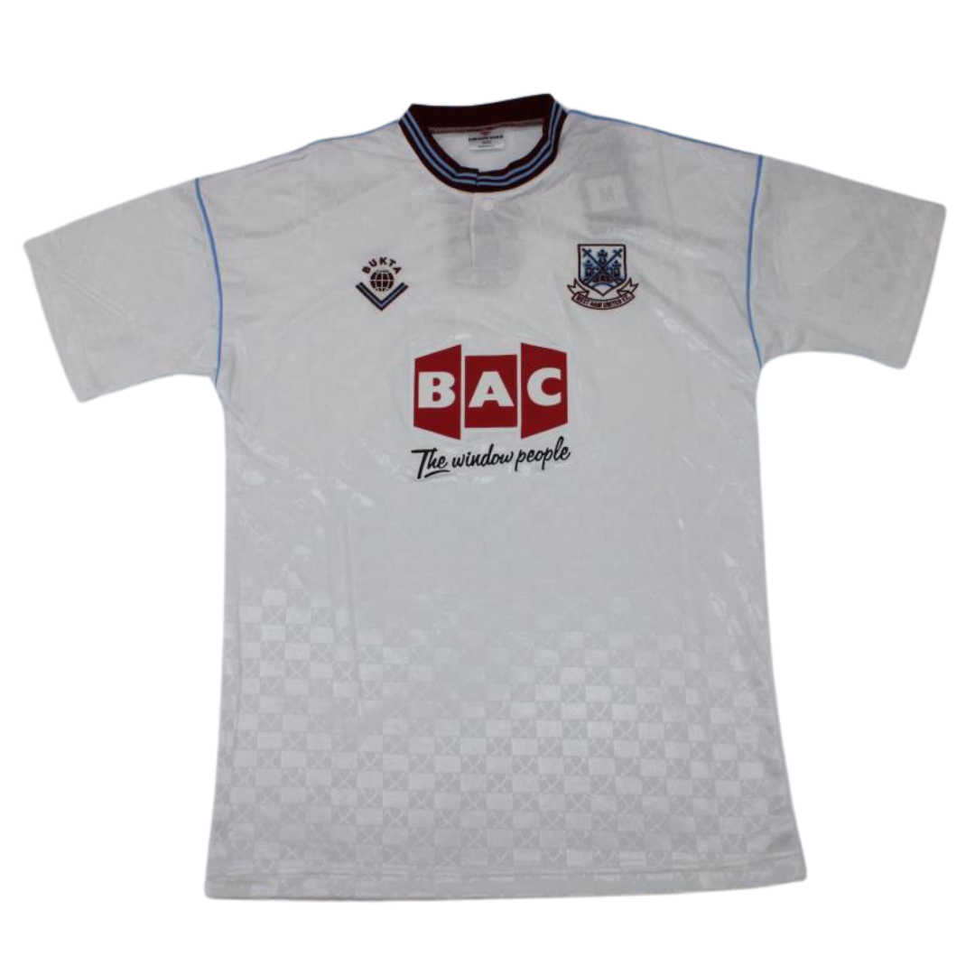 West Ham Auswärts Weiß 89/90