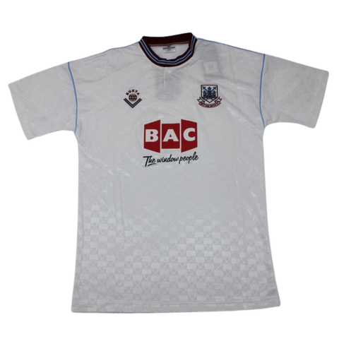 West Ham Auswärts Weiß 89/90