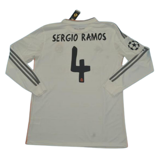 Real Madrid Heim Langarm 13/14 "Sergio Ramos" Nº 4