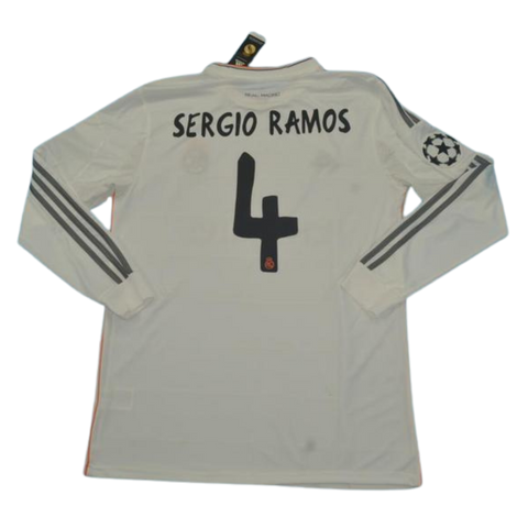 Real Madrid Heim Langarm 13/14 "Sergio Ramos" Nº 4