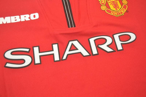 Manchester United Heim Langarms 98/00 "Beckham" Nº7