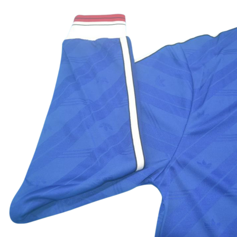 Manchester United Blau Langarm 86/88