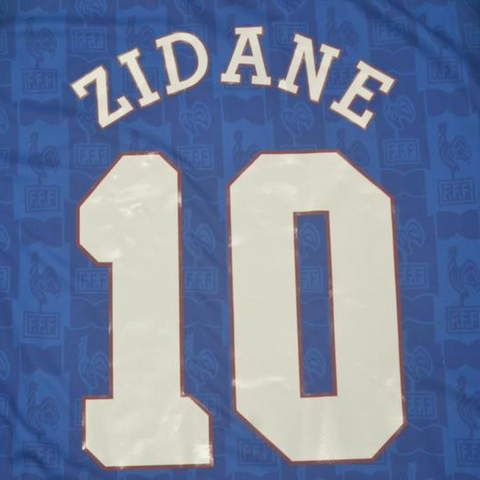 Frankreich Heim 1996 "Zidane" N°10