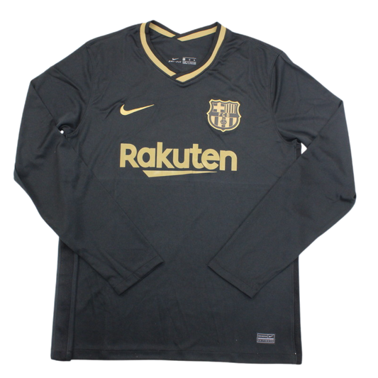 Barcelona Auswärts Black Langarm 20/21