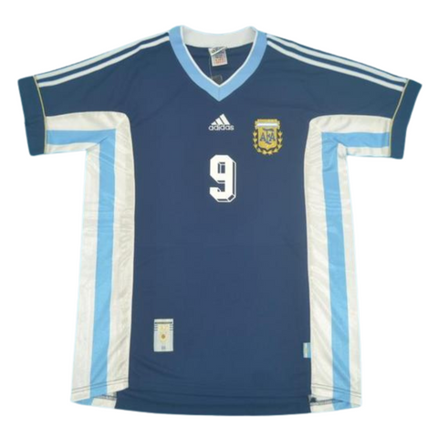 Argentinien Auswärts 1998 "Batistuta" Nr.9