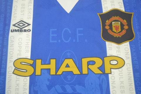 Manchester United Auswärts Blau Weiß 94/96 "Cantona" Nº 7