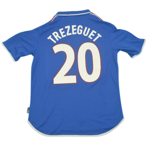 Frankreich Heim Final Version UEFA Europameisterschaft 2000 "Trezeguet" N°20