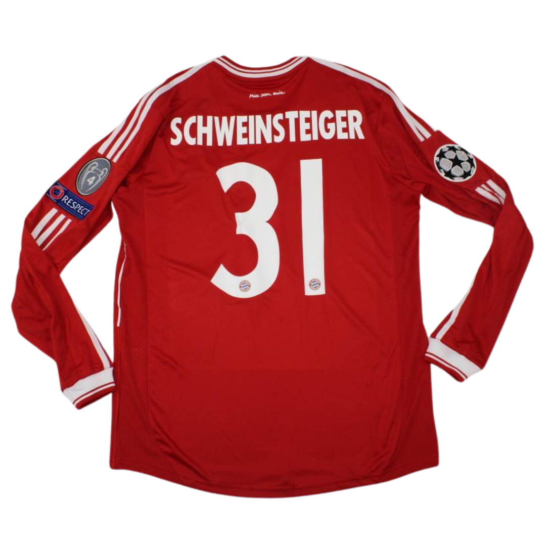 FC Bayern München Heim UCL Final 12/13 Langarm "Schweinsteiger" Nr.31