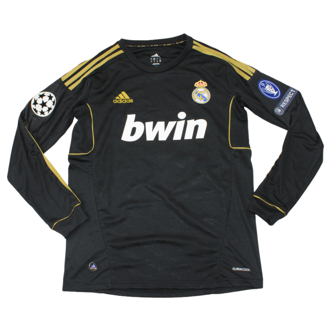 Real Madrid Auswärts Black Langarm 11/12
