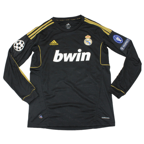 Real Madrid Auswärts Black Langarm 11/12