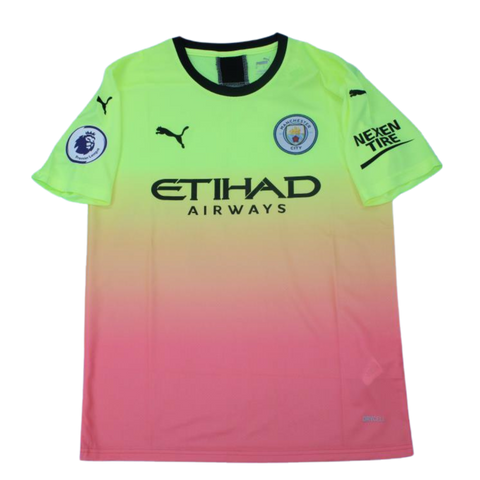 Manchester City Auswärts Pink Gelb 19/20 "Sane" Nº 19