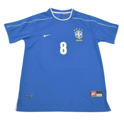 Brasilienien Auswärts Blau 1998 "Dunga" Nr.8