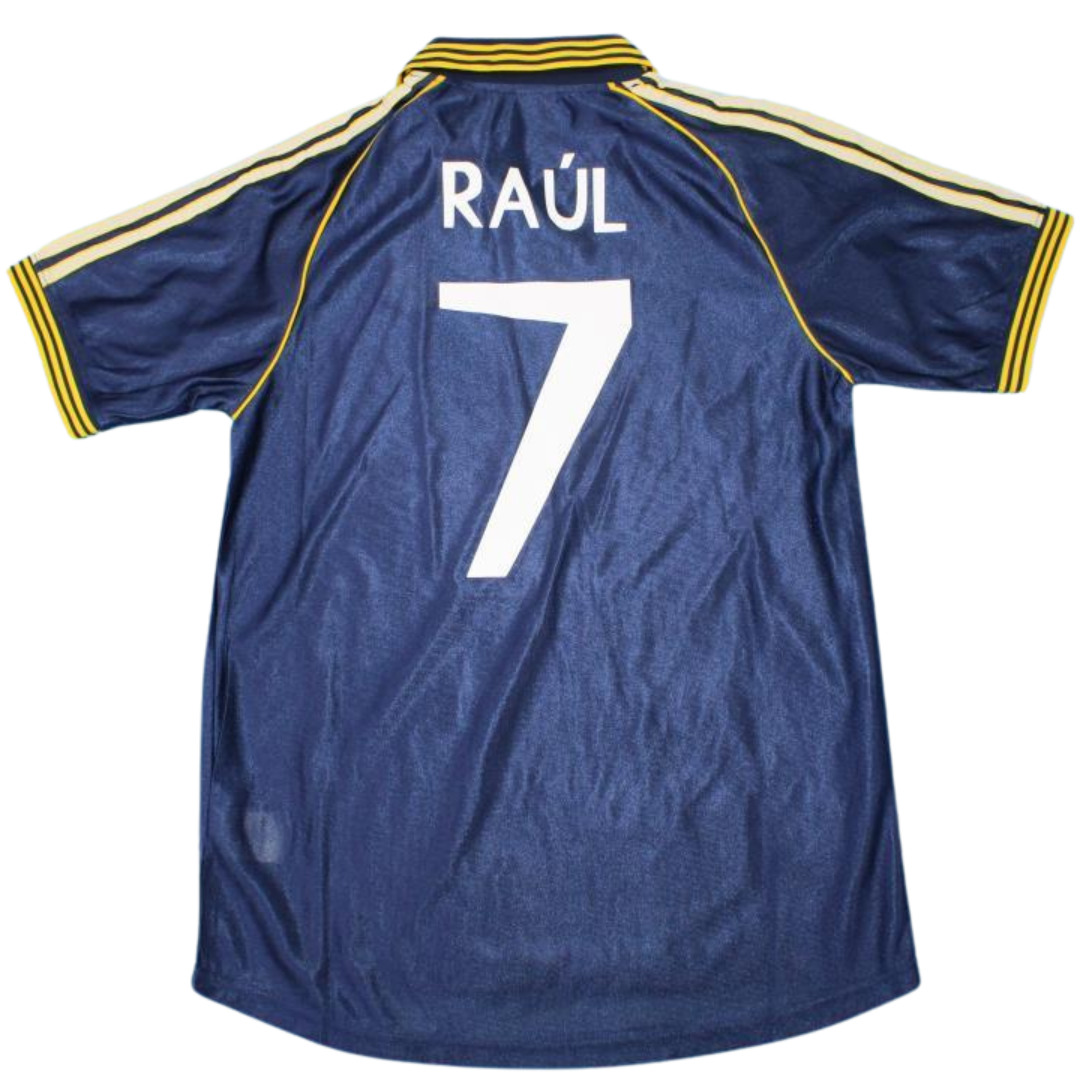 Real Madrid Auswärts Navy Blau 98/99 "Raul" Nº 7