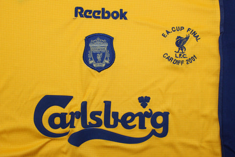 Liverpool Auswärts Gelb EA Cup Final 00/01