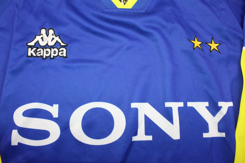 Juventus Auswärts Blau Langarm 96/97