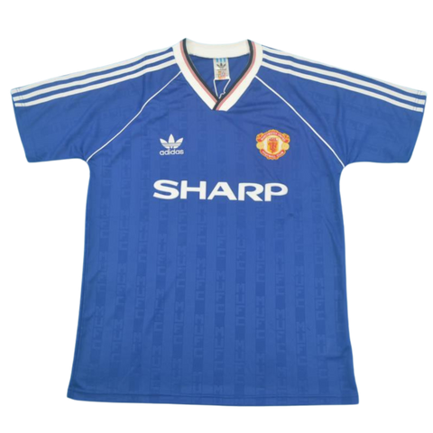 Manchester United Auswärts Blau 1988/1990