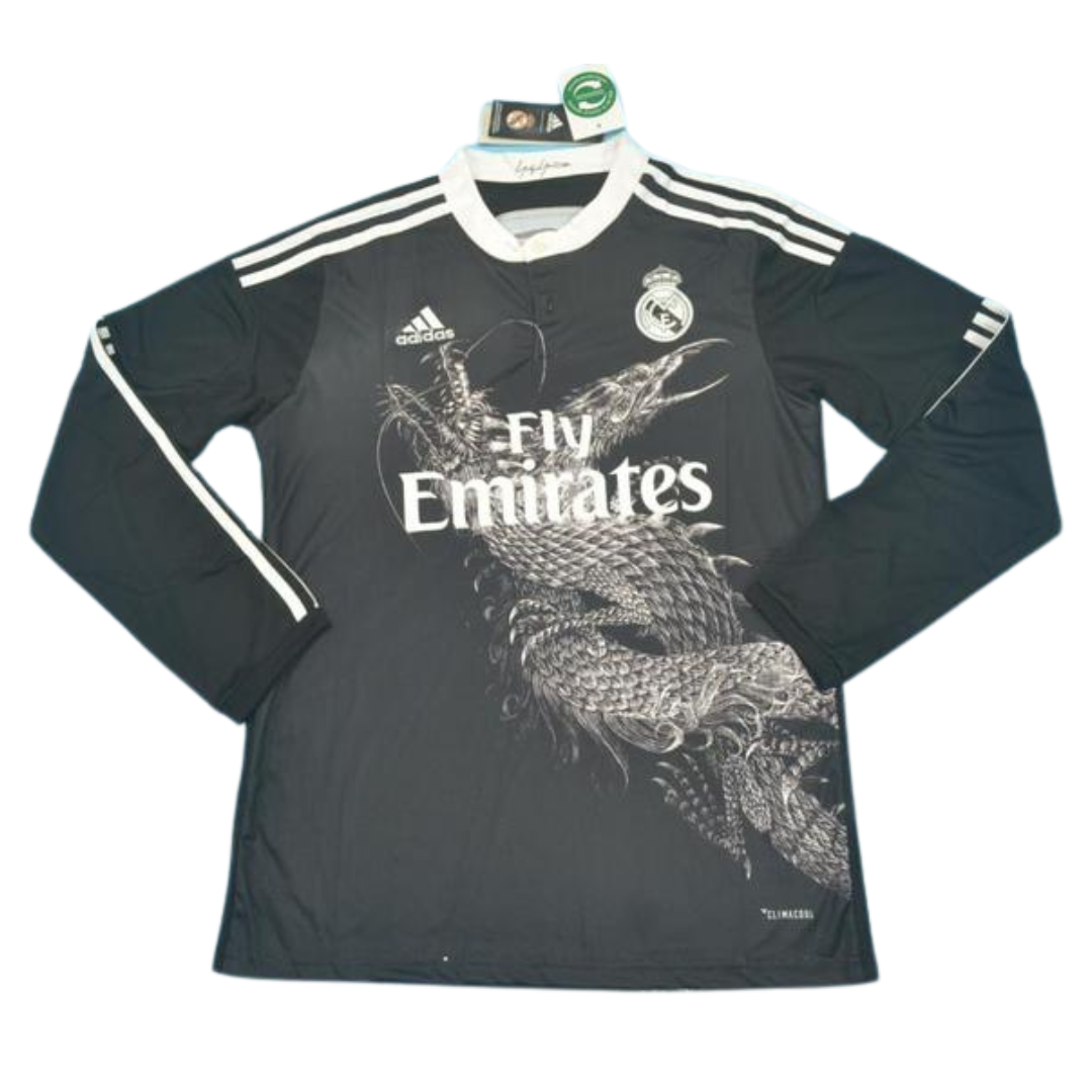 Real Madrid Alternative Black Langarm 14/15