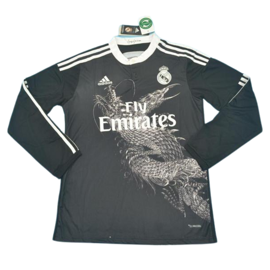Real Madrid Alternative Black Langarm 14/15