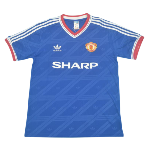 Manchester United Auswärts Blau 1986/1988 "Beckham" Nº 7