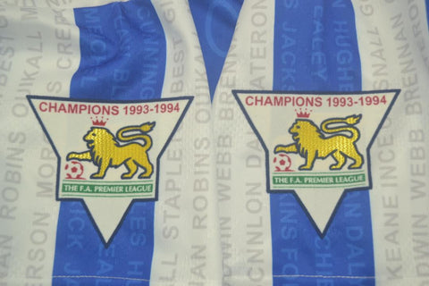 Manchester United Auswärts Blau Weiß 94/96 "Cantona" Nº 7
