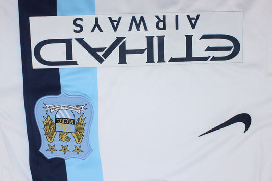 Manchester City Auswärts Weiß 13/14 "Aguero" Nº 16