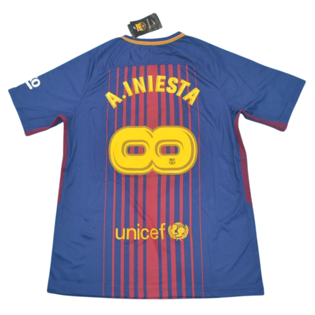 Barcelona Heim 17/18 "A. Iniesta" Nº 8