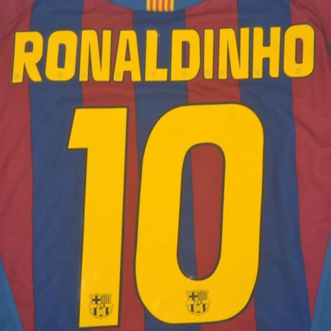 Barcelona Heim La Liga Version 05/06 "Ronaldinho" Nº 10