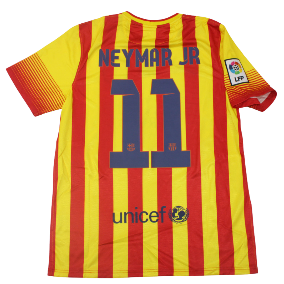 Barcelona Auswärts Gelb Rot 13/14 "Neymar Jr." Nº 11