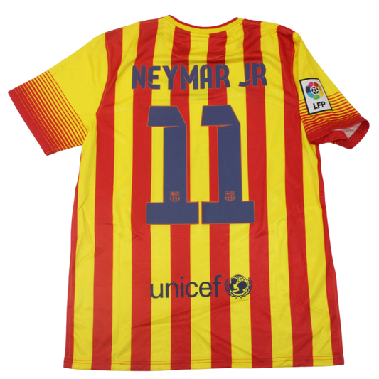 Barcelona Auswärts Gelb Rot 13/14 "Neymar Jr." Nº 11