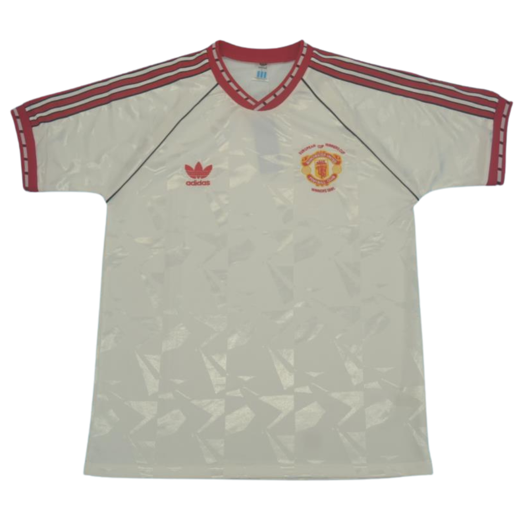 Manchester United European Cup Winner Weiß 1991