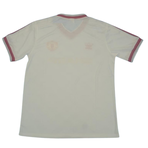 Manchester United Auswärts Weiß 86/88