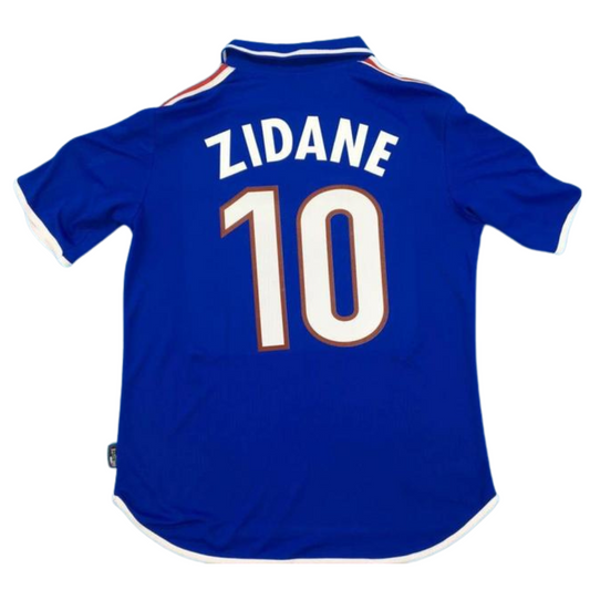 Frankreich Heim Final Version UEFA Europameisterschaft 2000 "Zidane" N°10