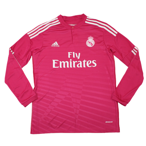 Real Madrid Auswärts Pink Langarm 14/15