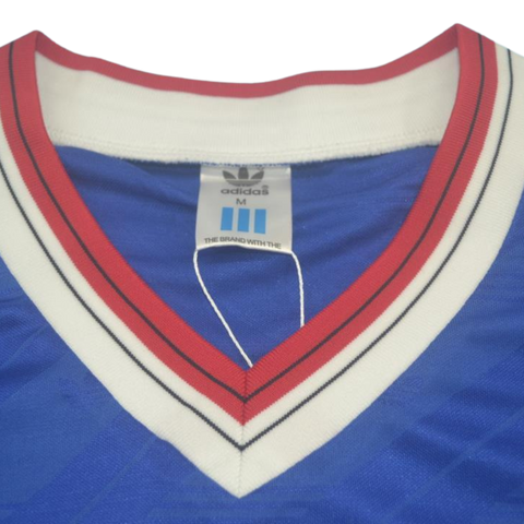 Manchester United Blau Langarm 86/88