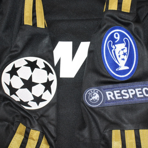 Real Madrid Auswärts Black Langarm 11/12