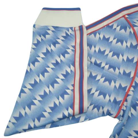 Manchester United Auswärts Blau Langarm 90/92