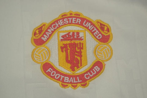Manchester United Auswärts Weiß 88/90