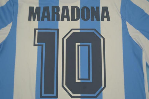 Argentinien Heim Langarm 1986 "Maradona" Nr.10