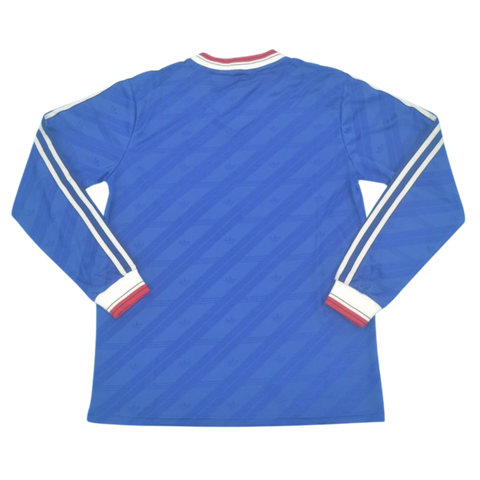 Manchester United Blau Langarm 86/88