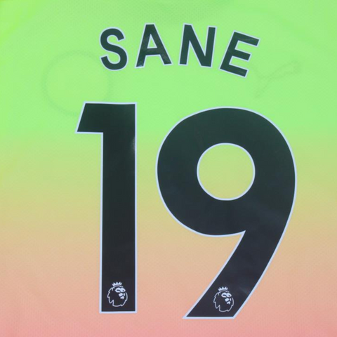 Manchester City Auswärts Pink Gelb 19/20 "Sane" Nº 19