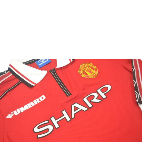 Manchester United Heim Langarms 98/00 "Beckham" Nº7