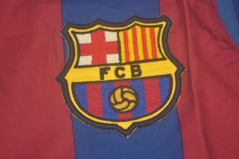 Barcelona Heim Langarm 05/06 "Ronaldinho" Nº 10